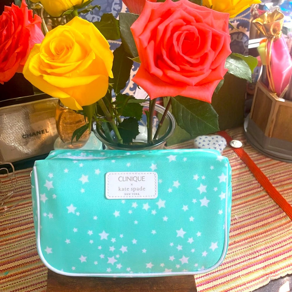 Clinique x Kate Spade Cosmetics Pouch/Clutch NWOT